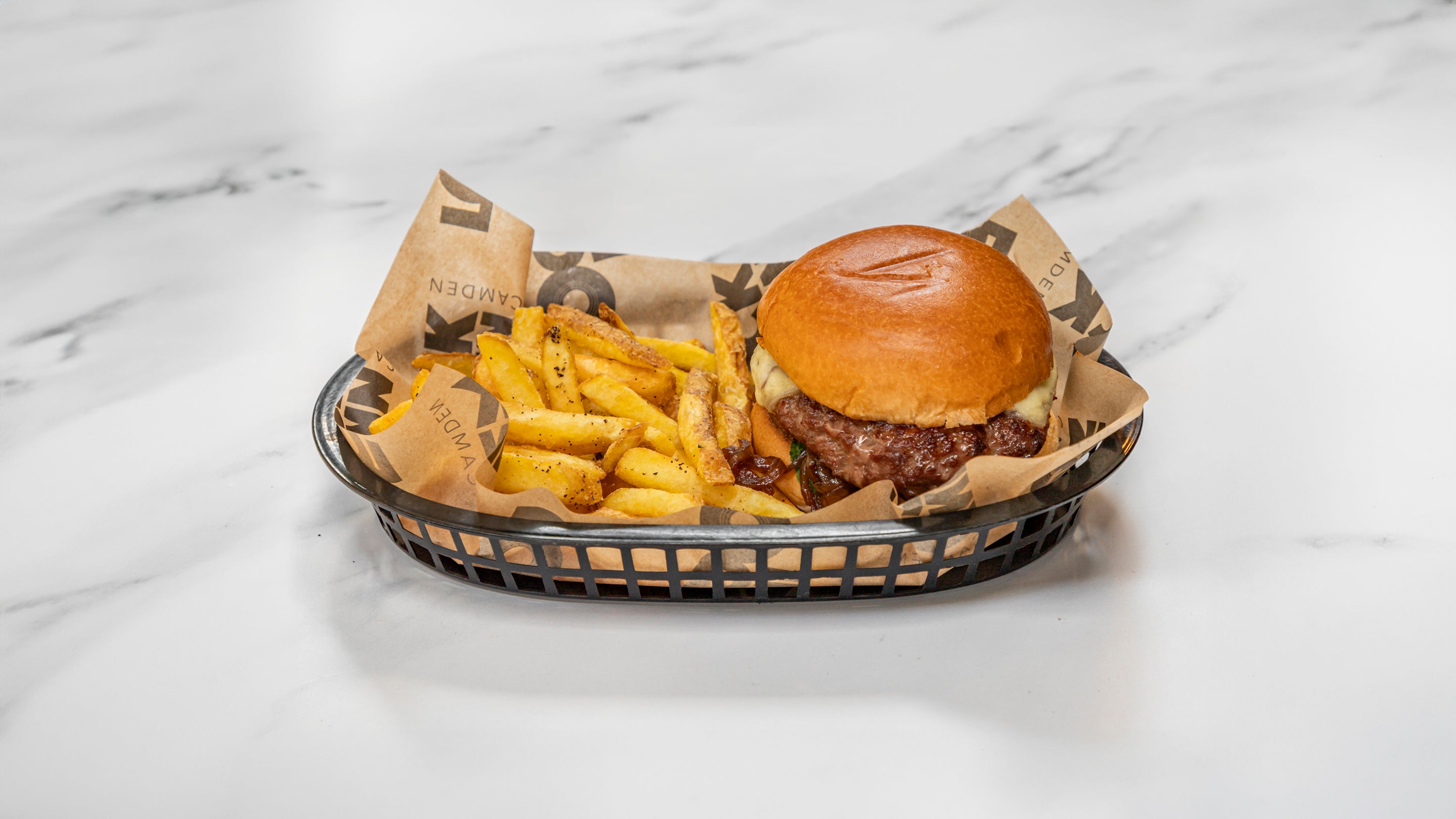 Chuck and Rib Burger in Brioche