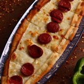 Pide Sujuk With Cheese 