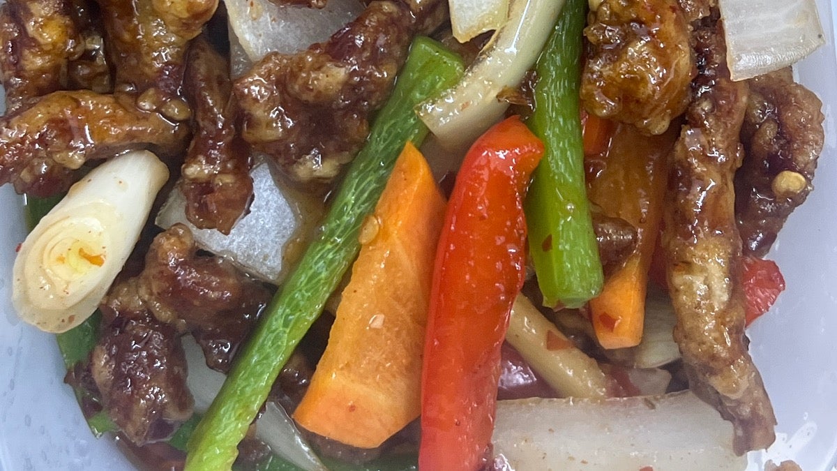 Crispy Shredded Beef in Sweet Chilli