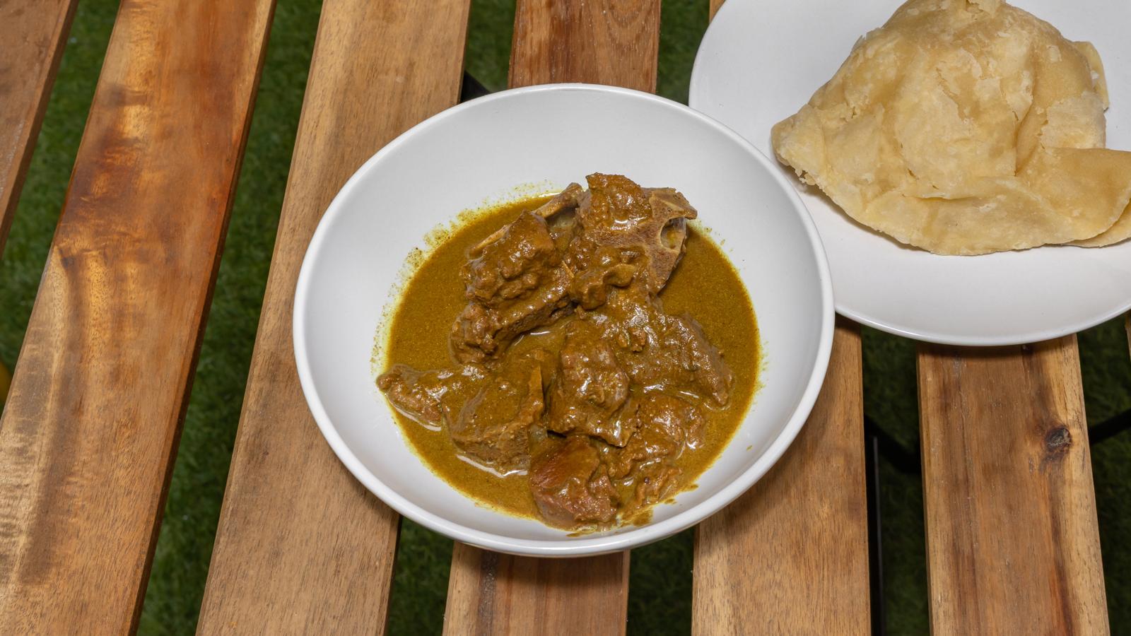 Goat Curry and Roti