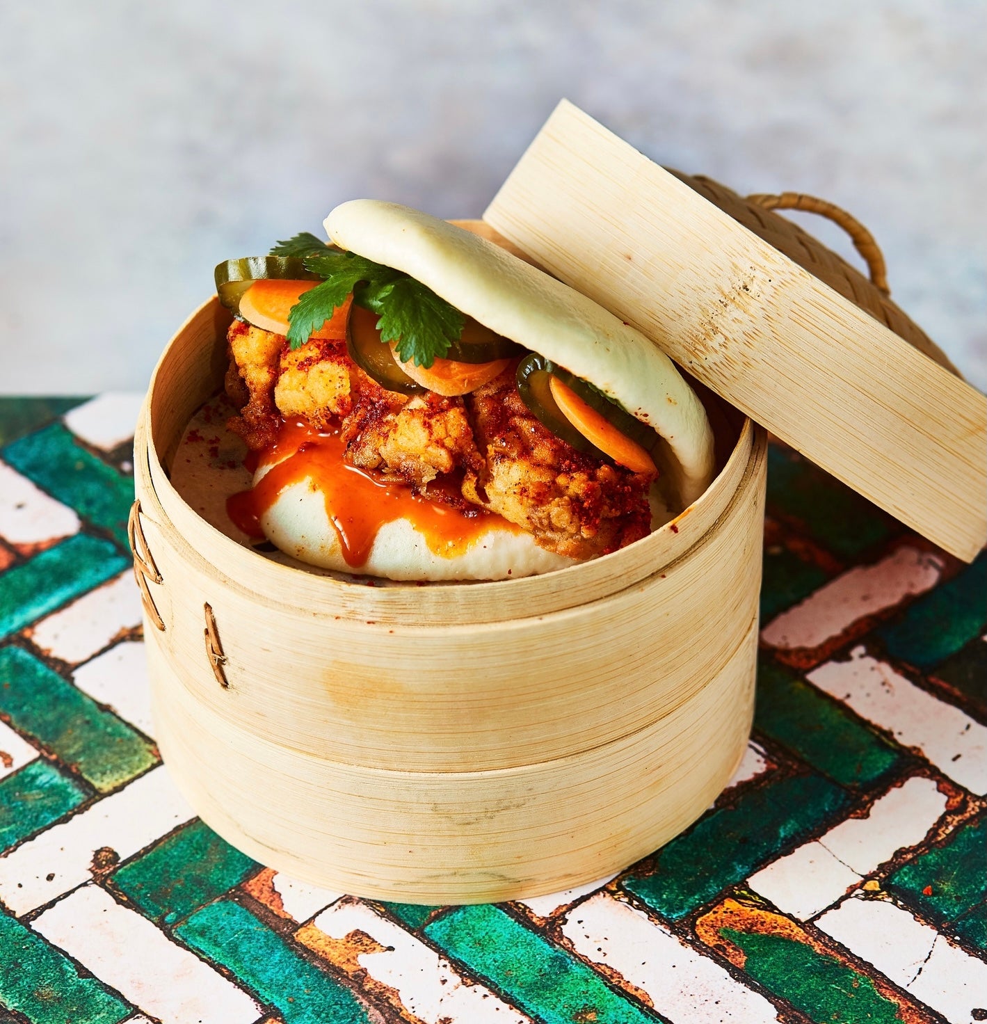 Chicken Karaage Gua Bao (2)(F)