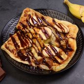 Banana and Chocolate Prata