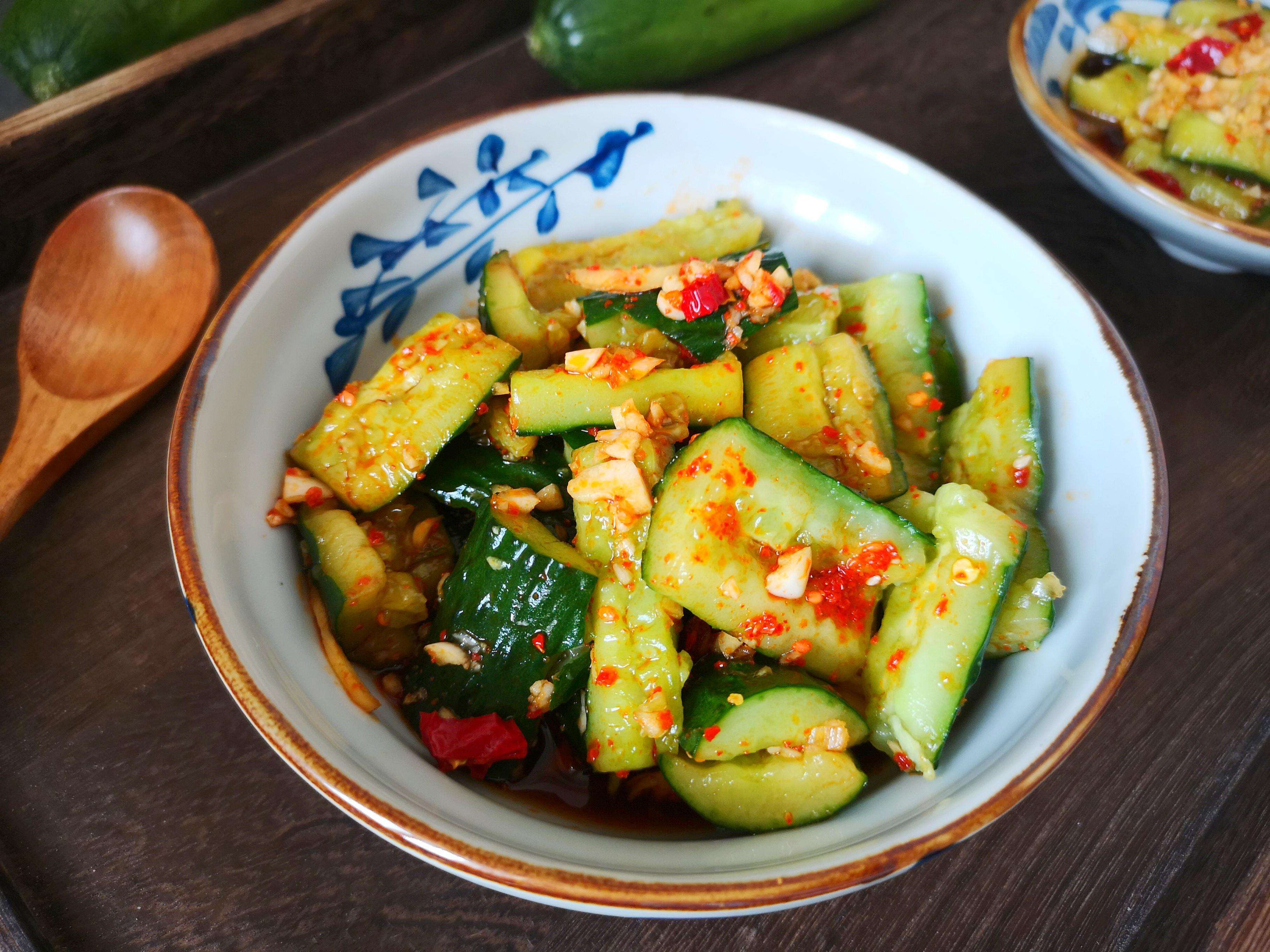 Smashed Cucumbers Hunan Style (Cold Dish)