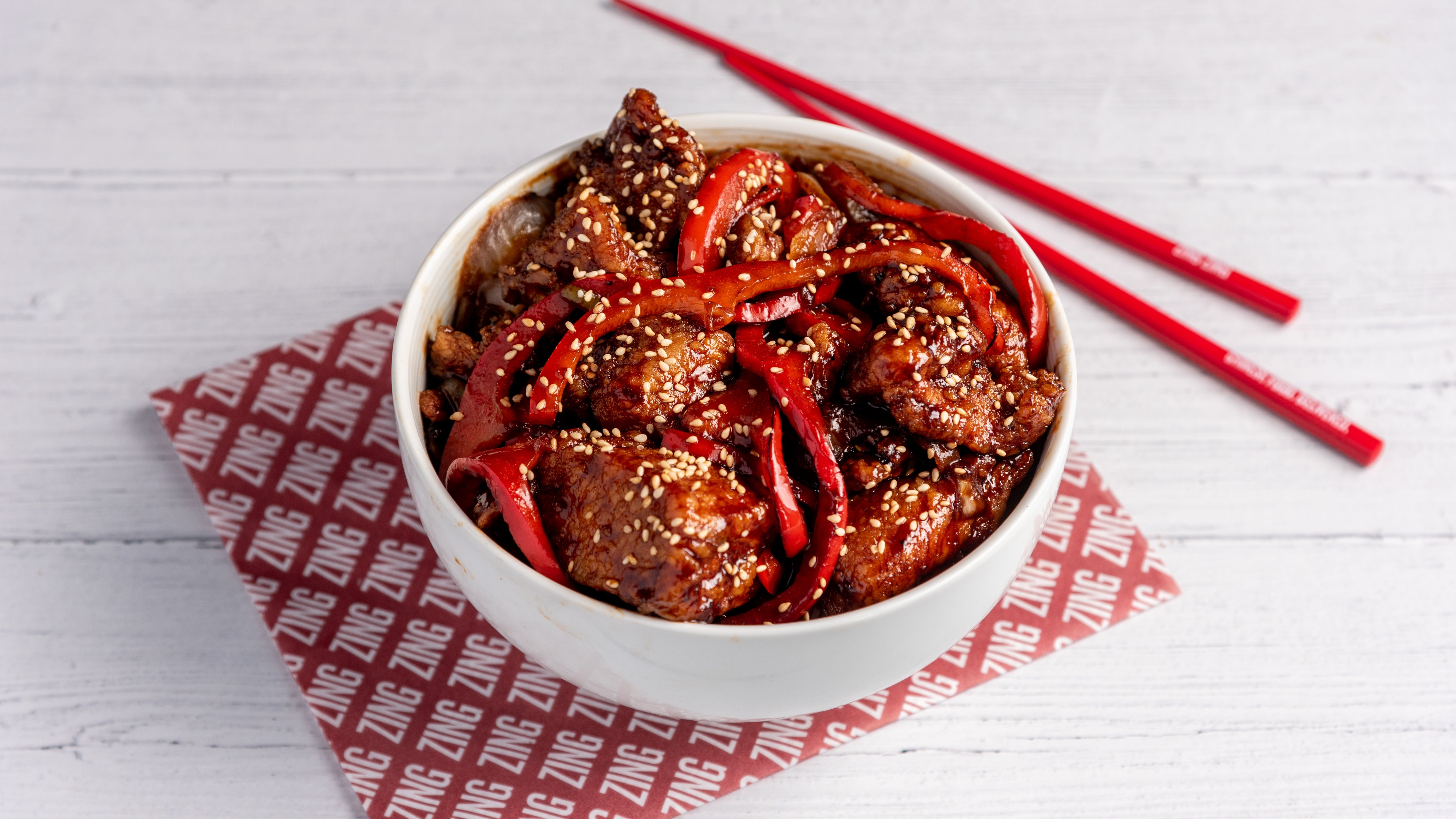 Glazed Sesame Chicken 芝麻滑雞