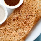 Plain wheat Dosa