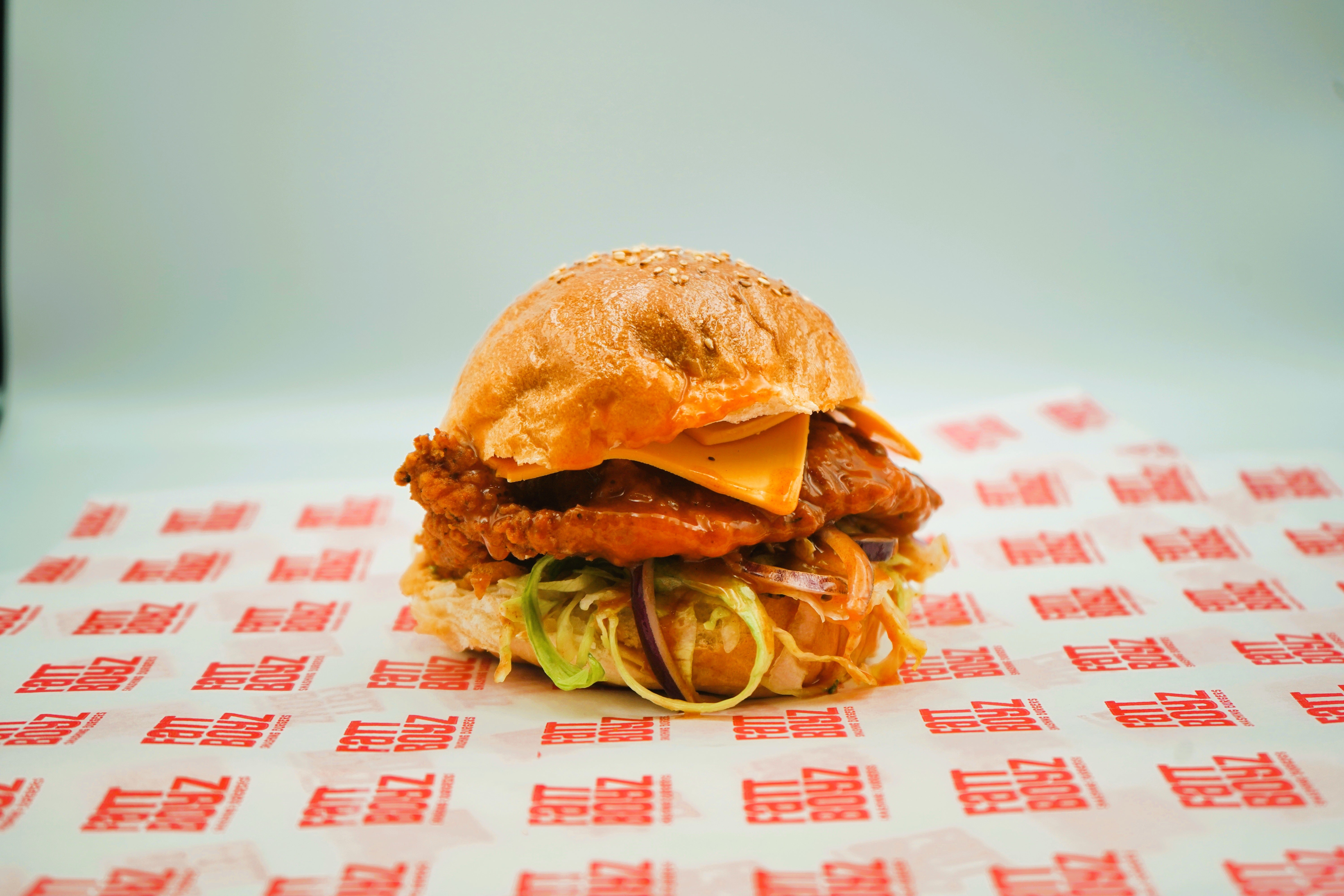 Dipped Hot Chick Burger Meal