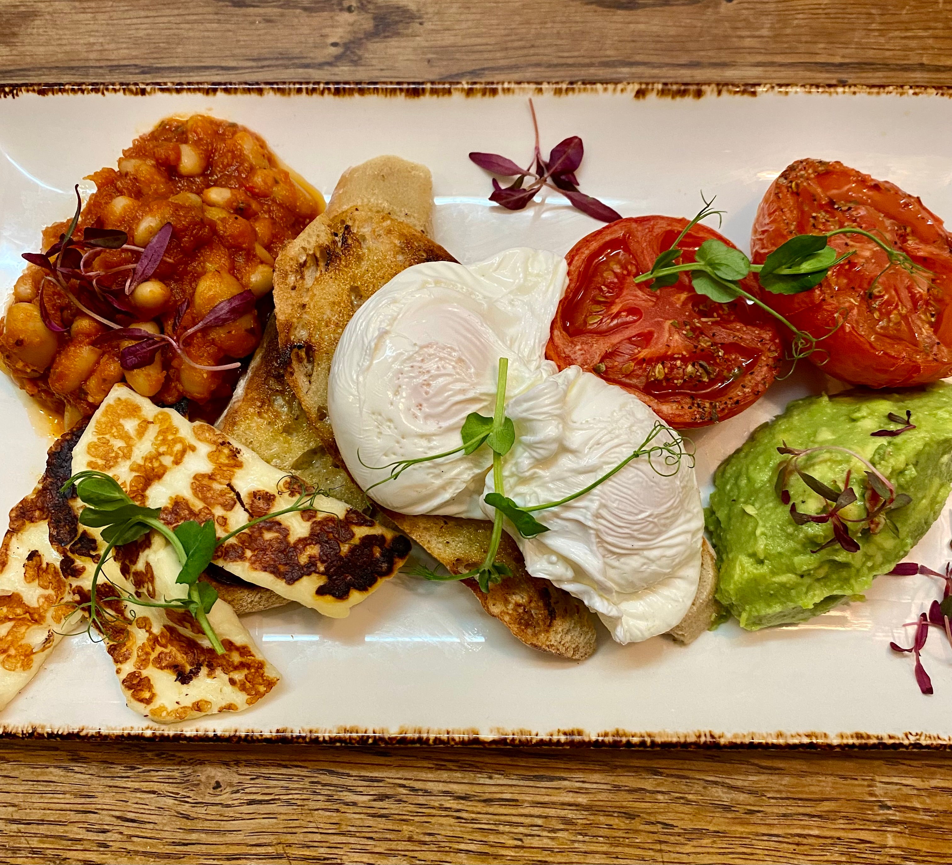 Halloumi Breakfast (V)