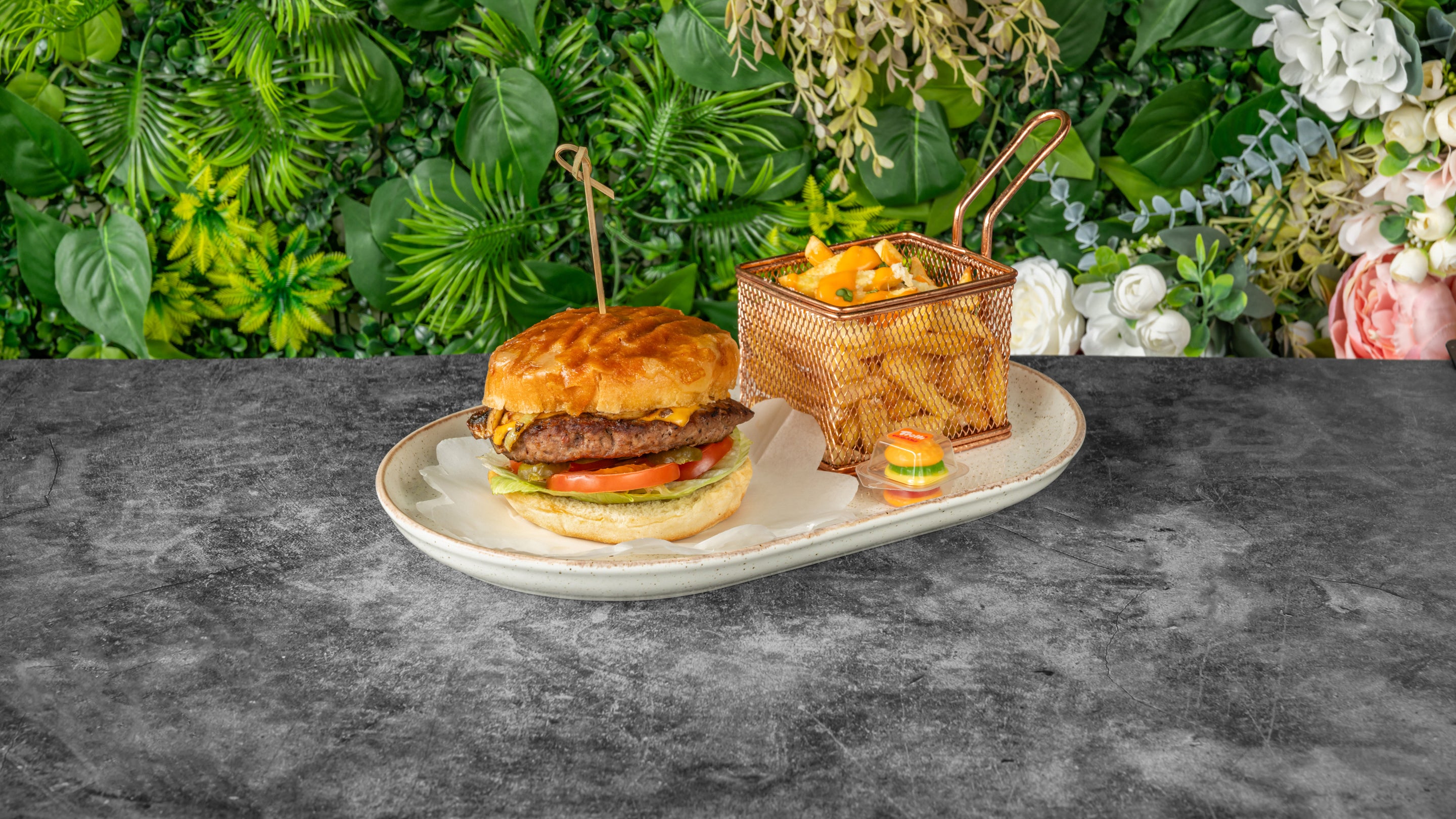 Homemade Beef Burger (Served with Fries)