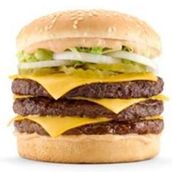 Triple Beef Burger 