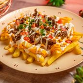 Tikka baba fries
