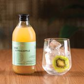 kiwi and pineapple artisan Iced Tea