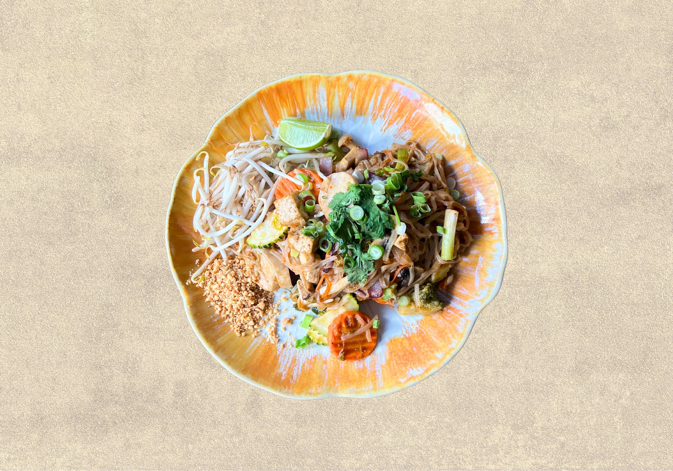 Pad Thai Enoki Scallops