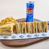 Original club sandwich meal