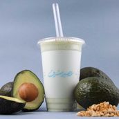 Avocado honey and nuts