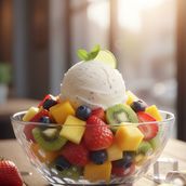 Fruit Salad W. Icecream