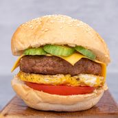 Egg And Cheese Burger