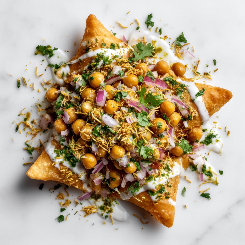 🥗 Chana Samosa Chaat