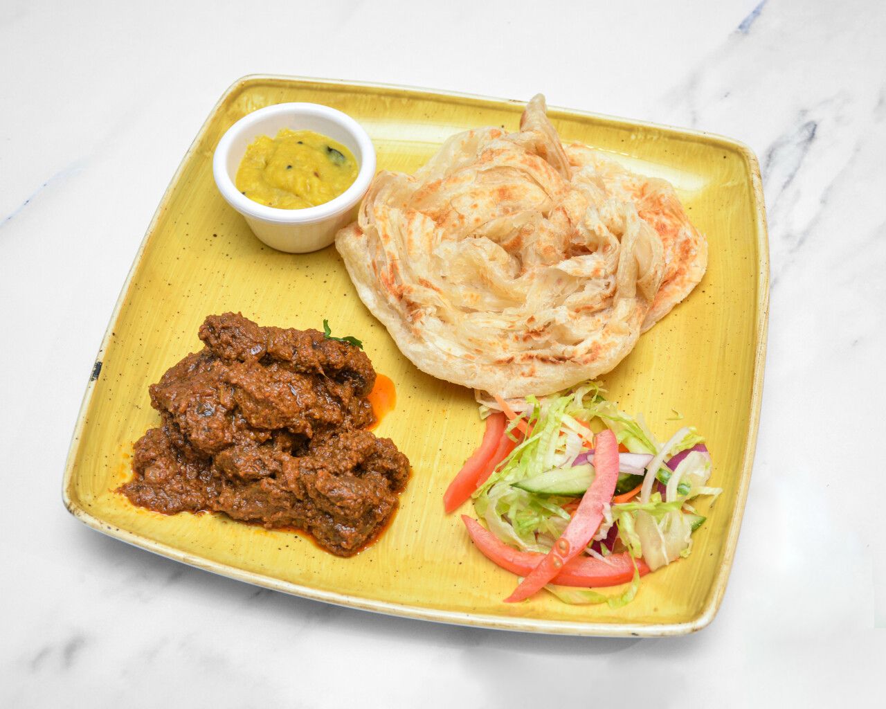 Beef Mezbani Rice bowl with Salads