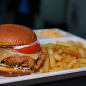 Crispy Chicken Burger Meal