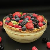 Vanilla Brullie Dessert Bowl