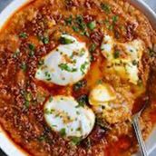 Anda Tadka With Dal