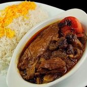 Khorest Badenjan Meat With Rice 