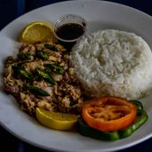 Beef Dinakdakan With Rice Meal