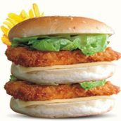 Double Chicken Fillet Burger