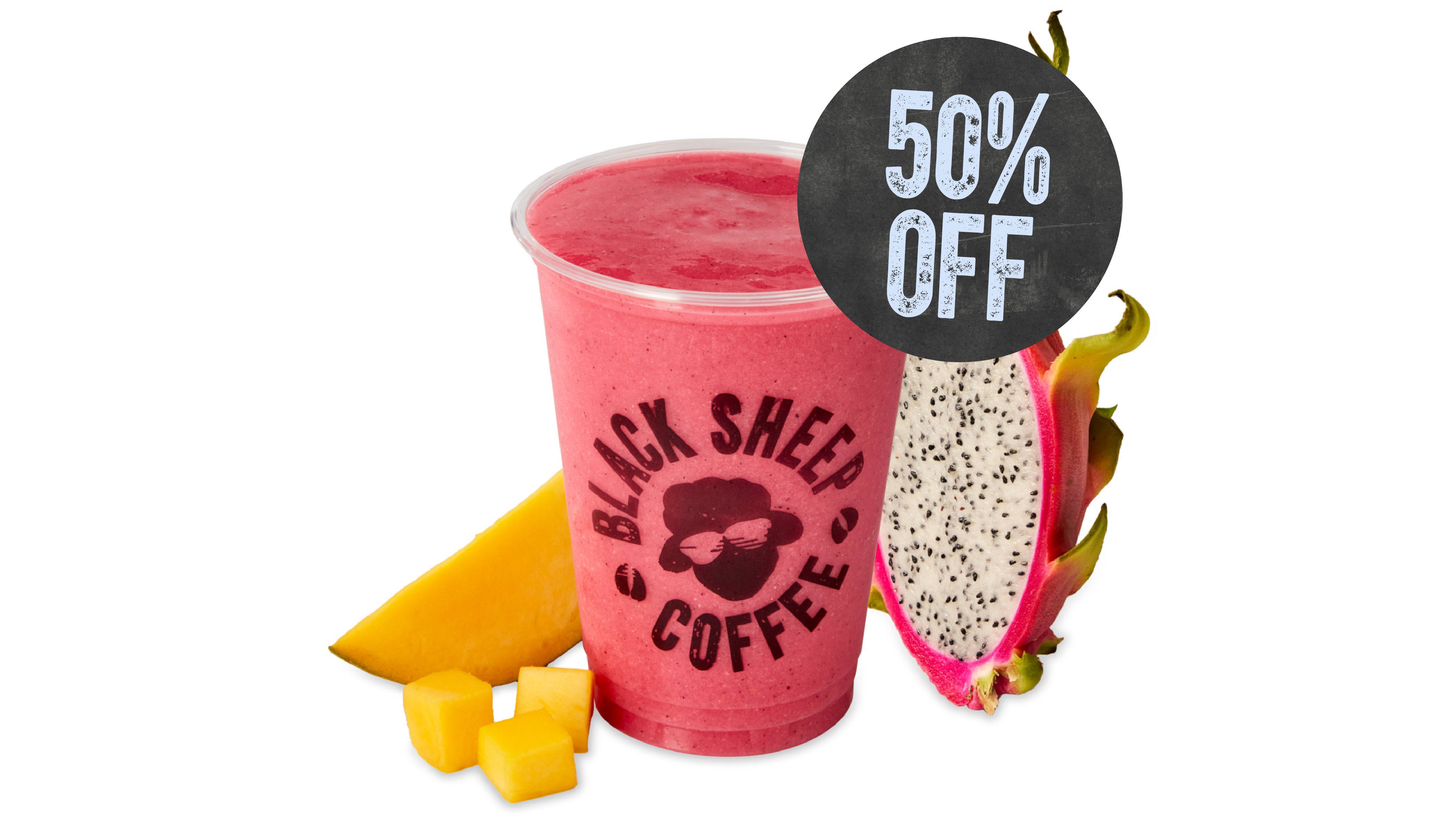 Mango & Dragon Fruit  Smoothie