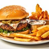 Core Double Smashed Cheese Burger
