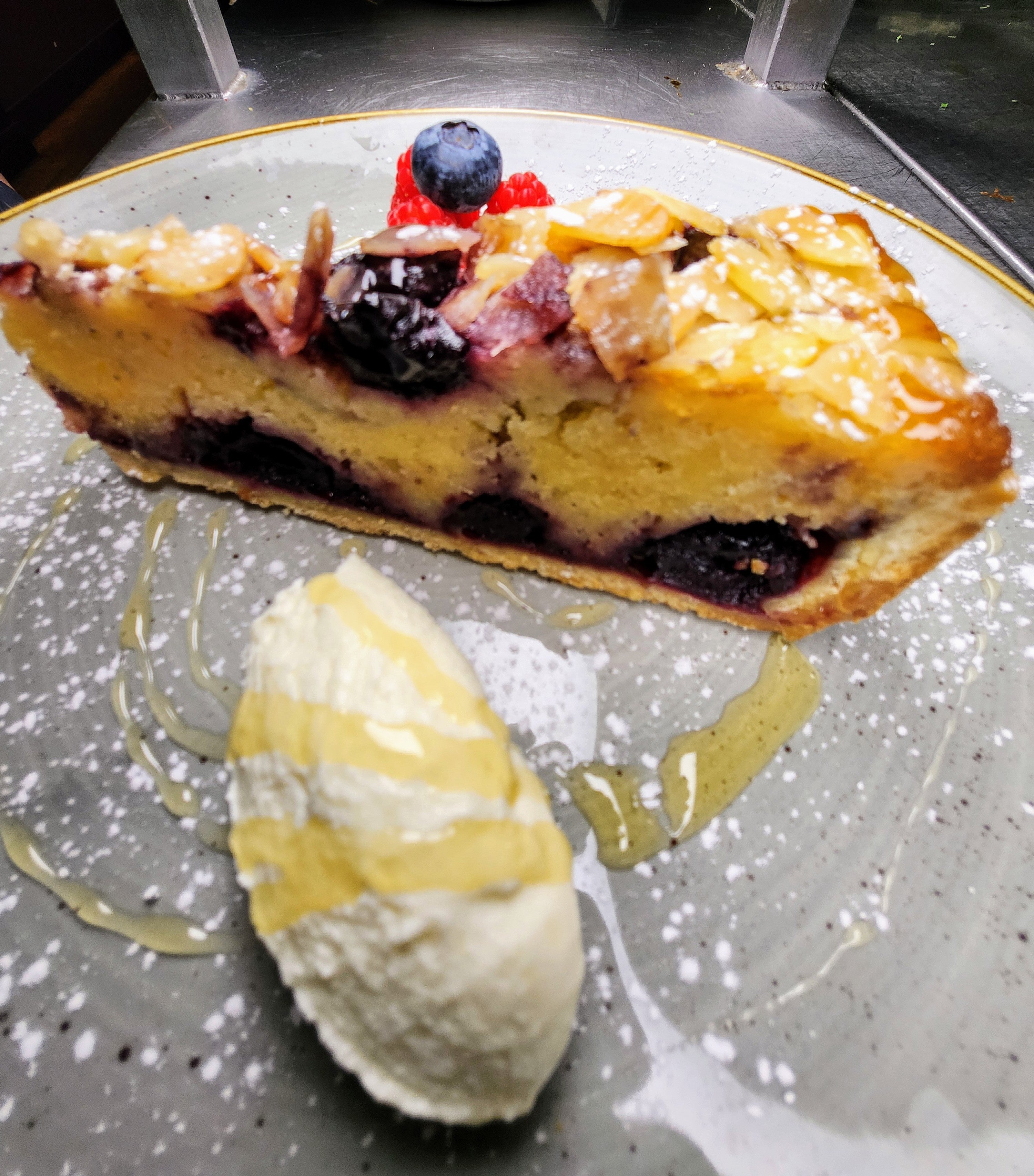 Cherry Bakewell Tart