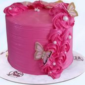 The Pink Floral Cake