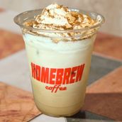 Ice Pumpkin Spice Latte With Cream
