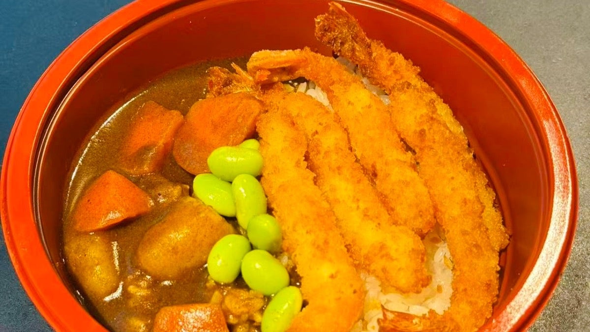 Prawn Katsu Curry Don 面包糠炸虾咖喱饭