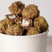 Ice Cream Bites Chocolate With Walnuts