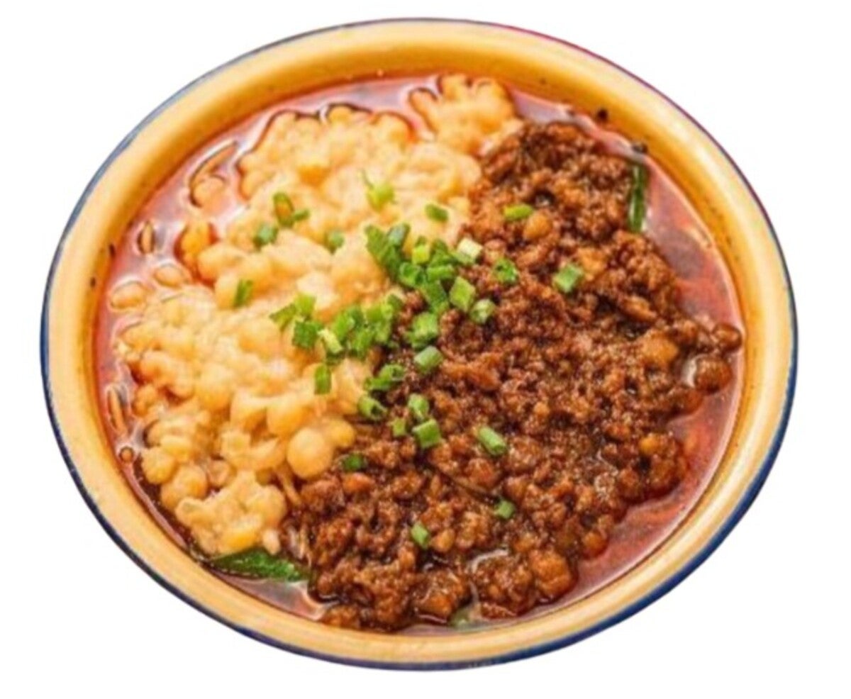 Minced pork with yellow peas 碗杂面