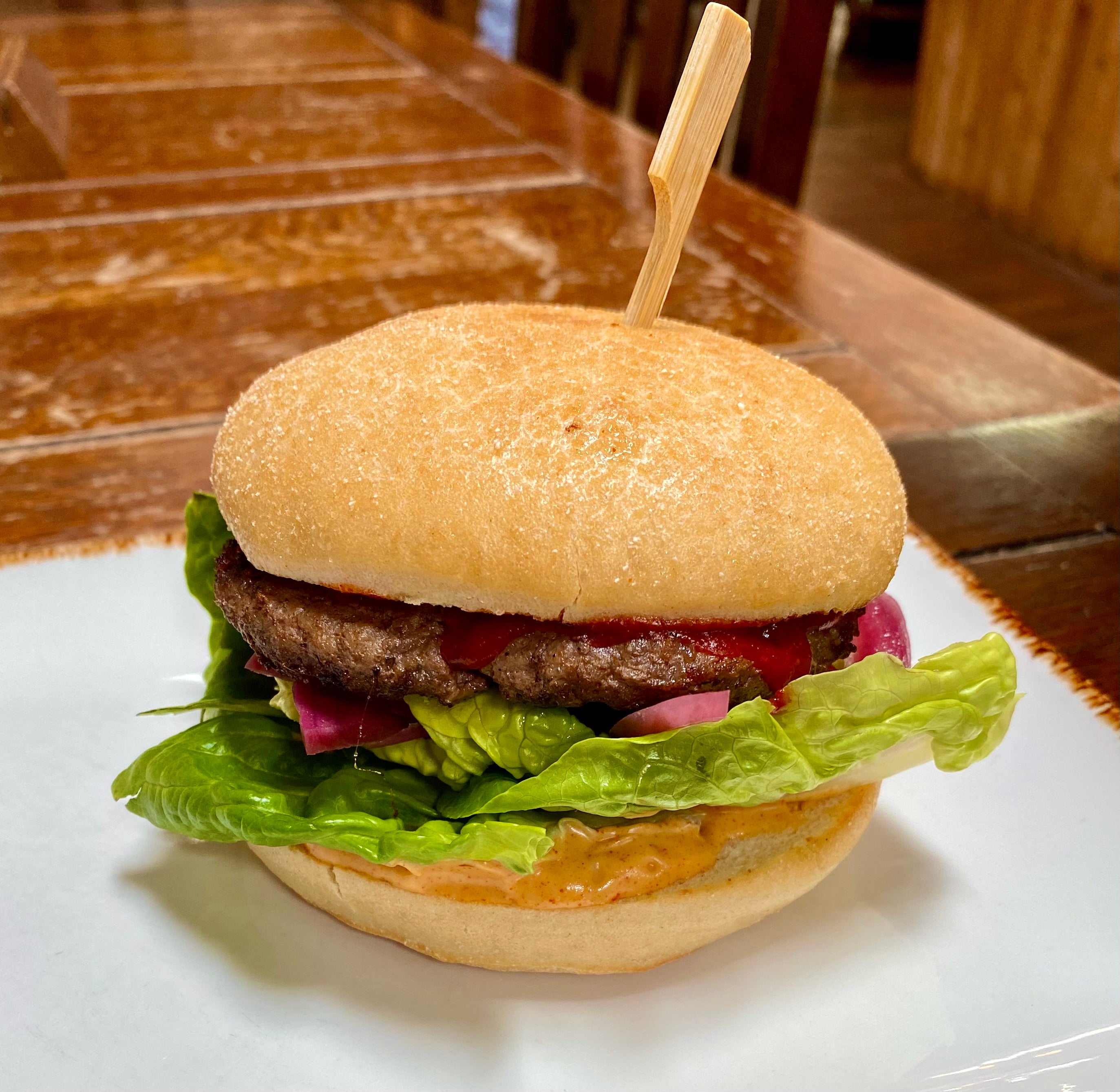 Canvas Cheeseburger & Chips