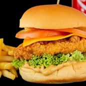 Crispy Chicken Meal, French Fries, And A Soft Drink