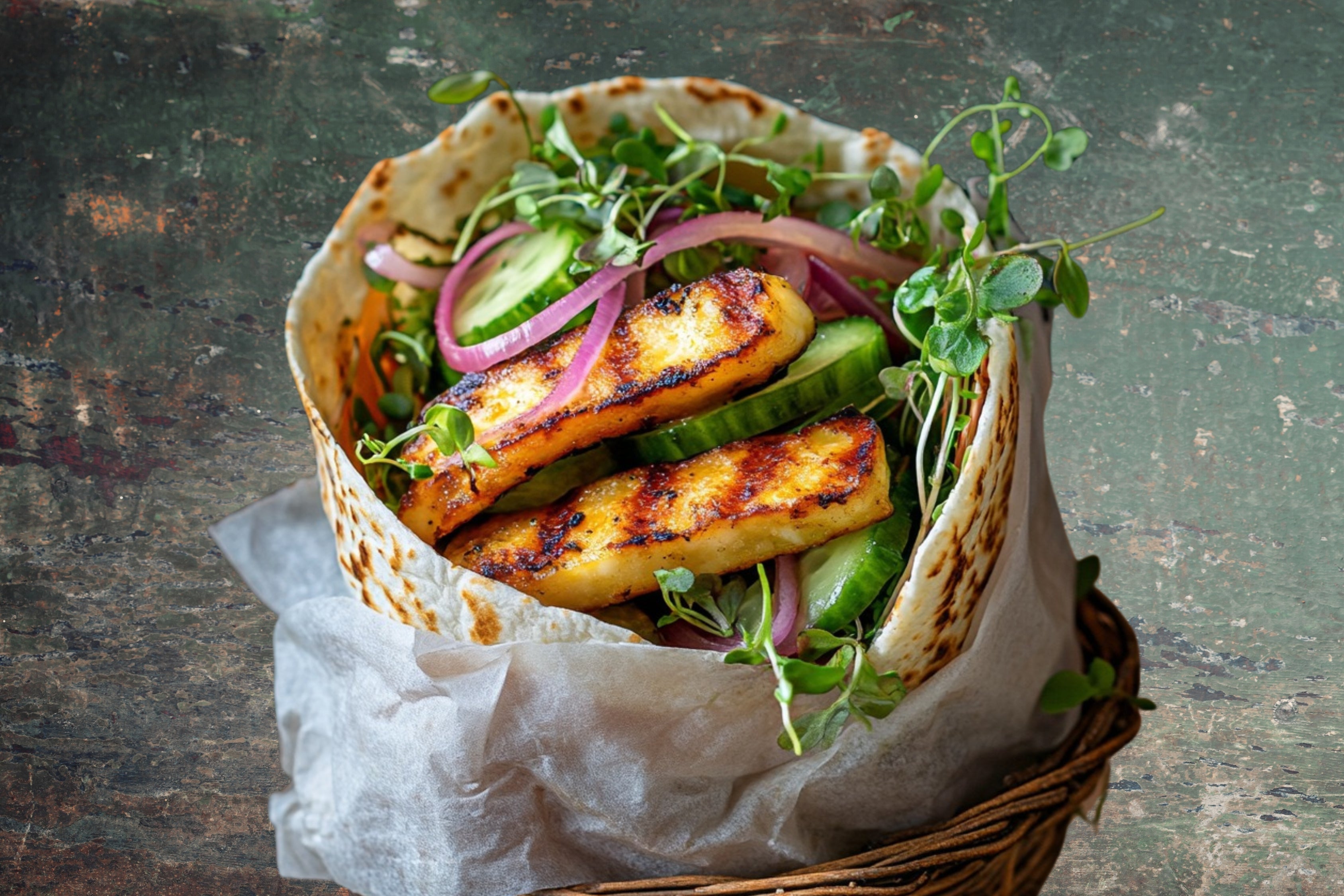 Halloumi Wrap