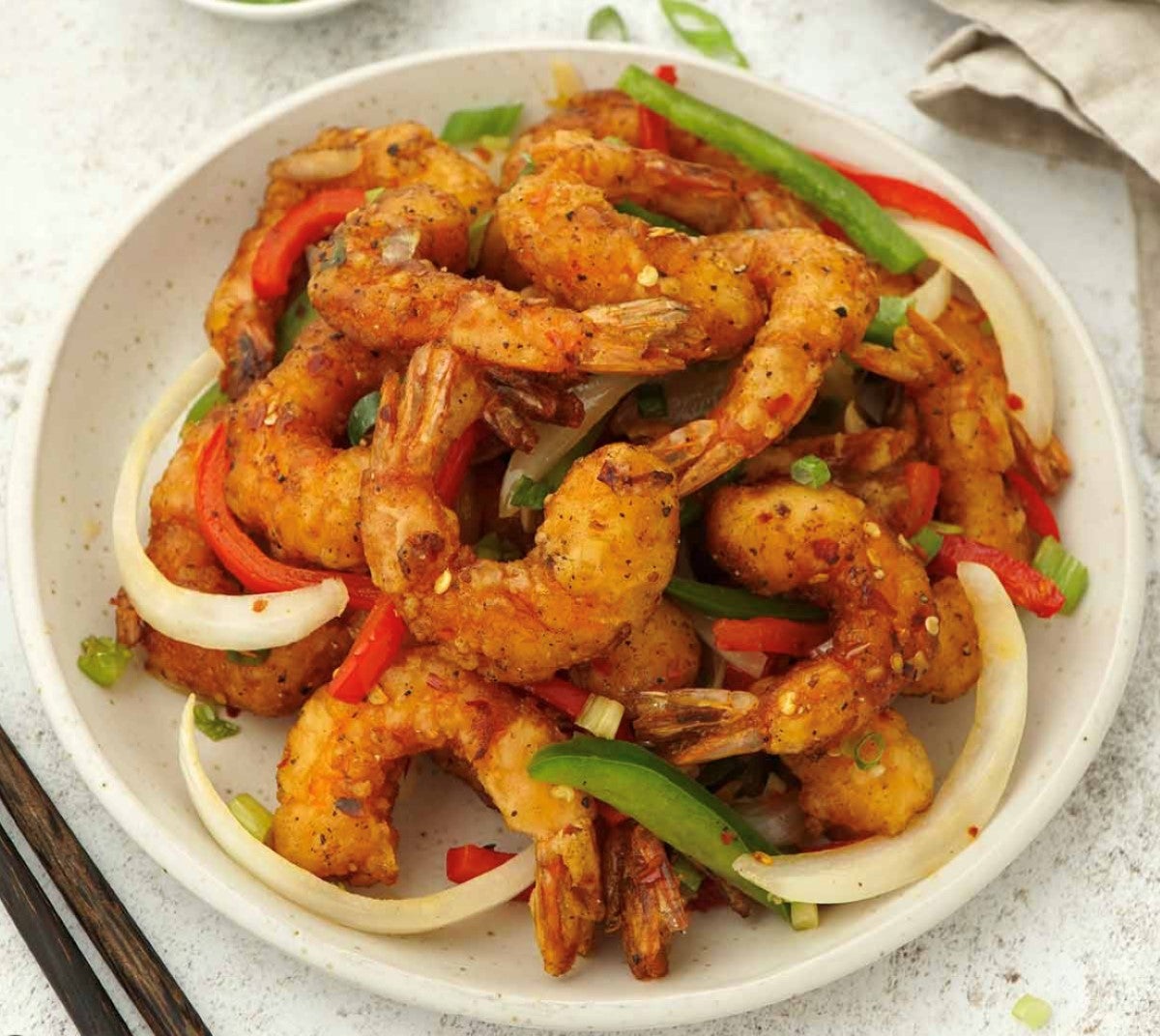 Salt and Pepper King Prawns 椒盐大虾