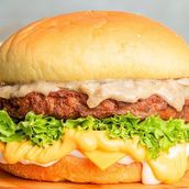 Mushroom Beef Burger 