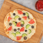 Cheese With Vegetables Manakish