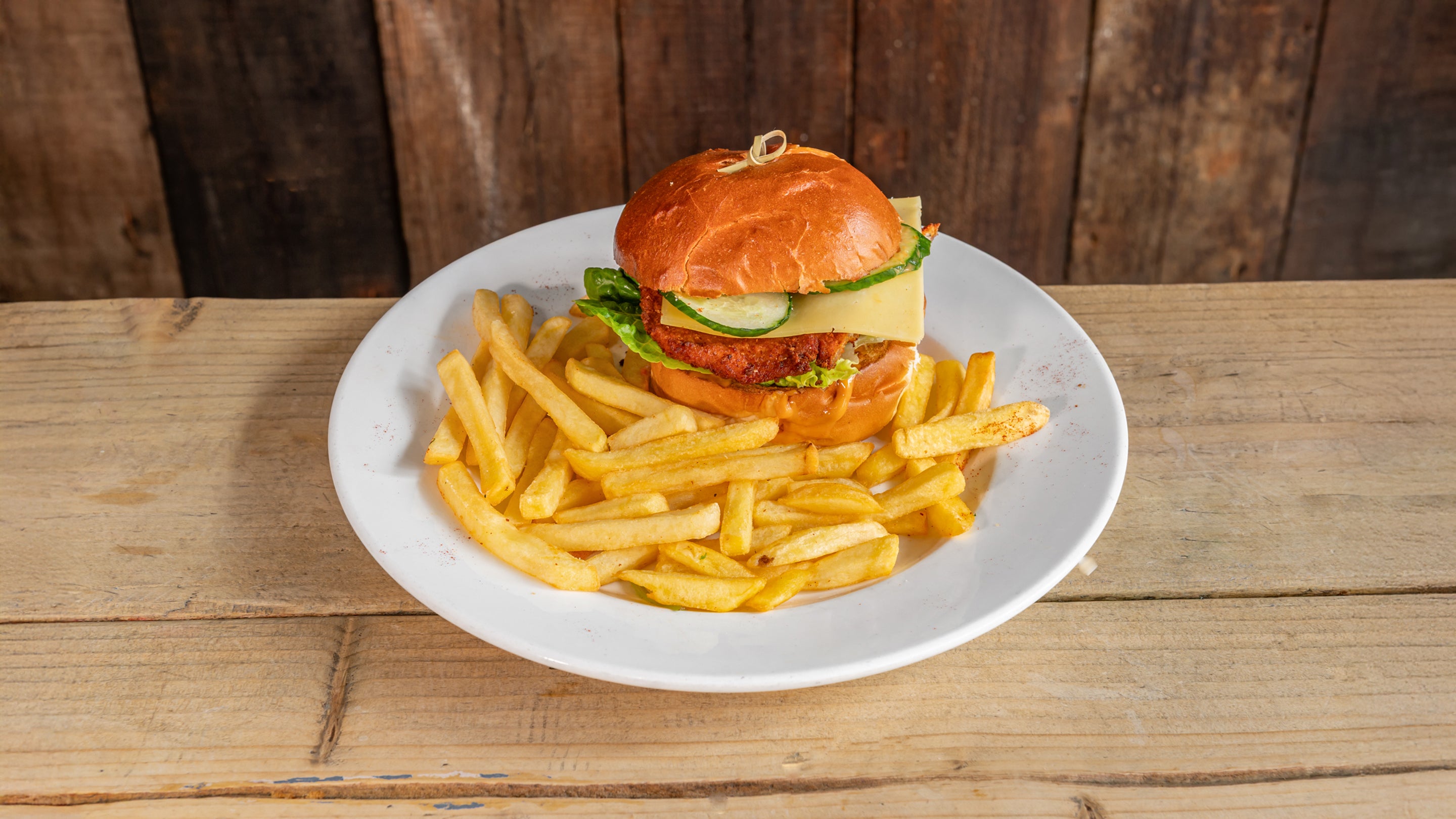 Pork Schnitzel Burger