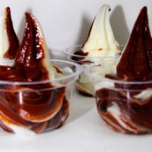 Chocolate And Vanilla Ice Creem