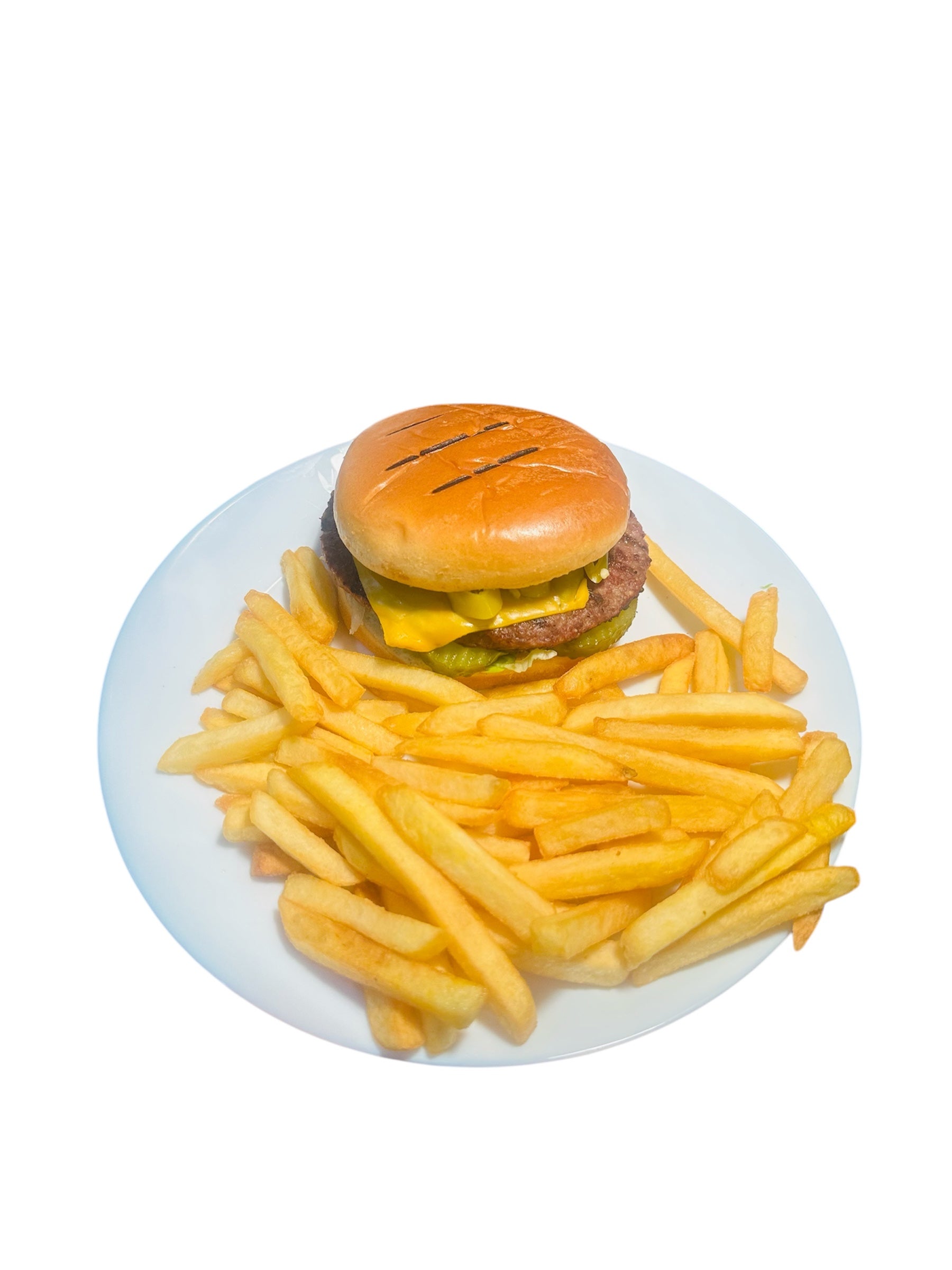 Flame Grill Jalapeno BBQ Burger Meal