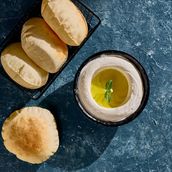 Labneh Plate With Bread