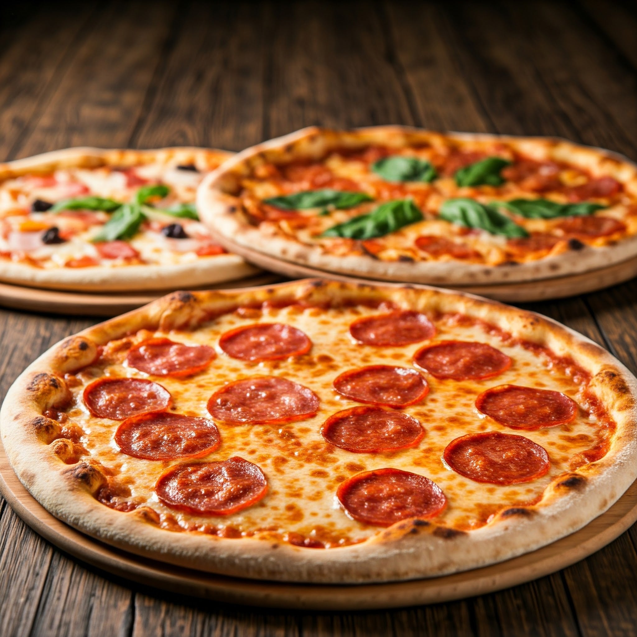 3 Super Sized Free Choice Pizza