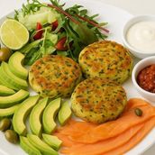 Golden Potato Trio And Lox