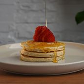 Protein Pancake with Honey