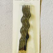 1 Pack Black glitter Candle